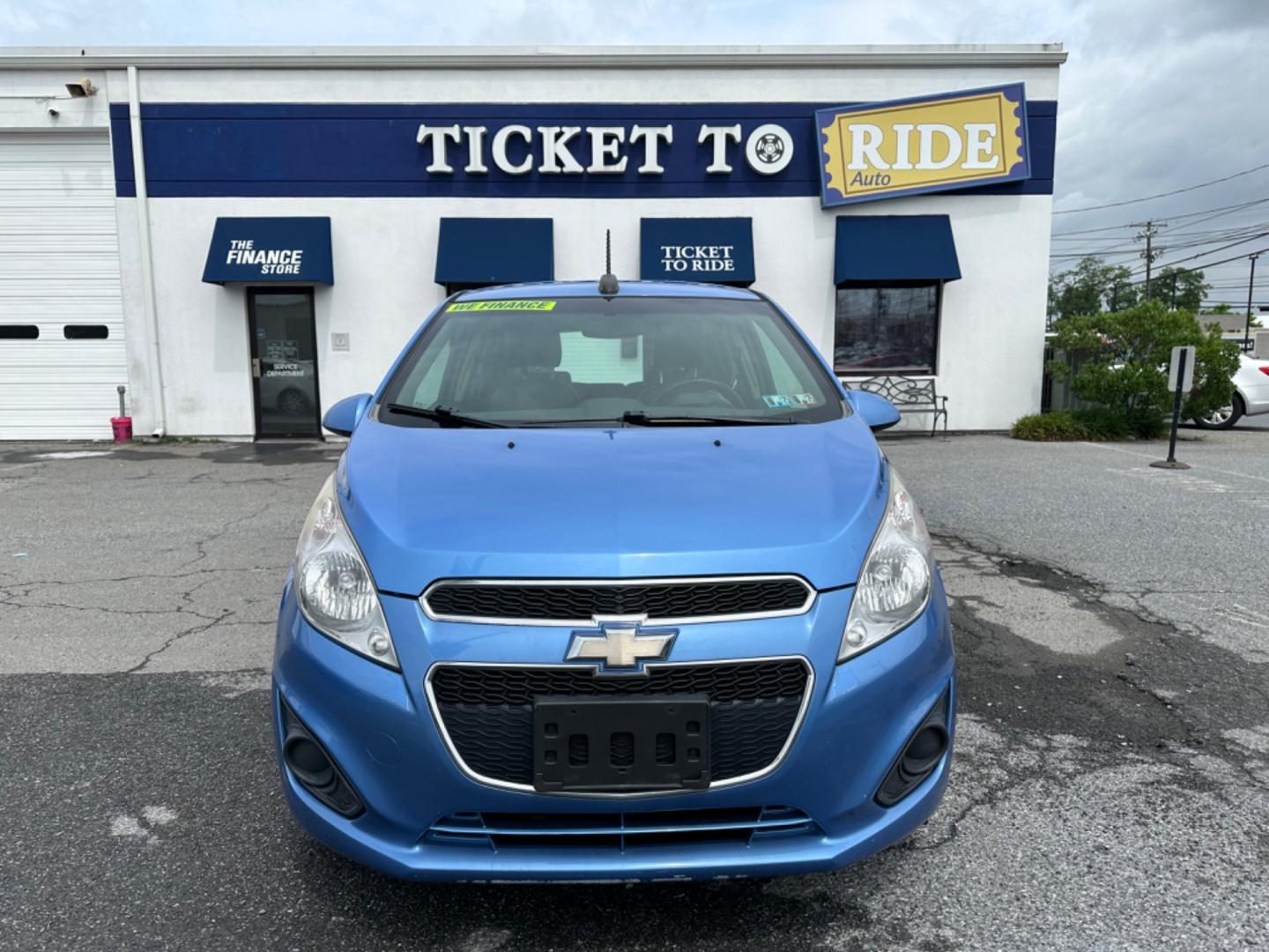 2015 BLUE Chevrolet Spark 1LT CVT (KL8CD6S92FC) with an 1.2L L4 16V DOHC engine, Continuously Variable Transmission transmission, located at 1254 Manheim Pike, Lancaster, PA, 17601, (717) 393-9133, 40.062870, -76.323273 - Photo#1